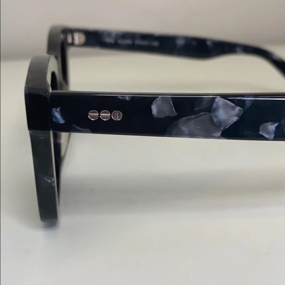 Komono sunglasses NEW Allen Black Marble wayfarer